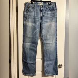 NWT Ariat Men's Light Blue Straight Jeans